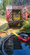 Waldbrand Elbsandsteingebirge